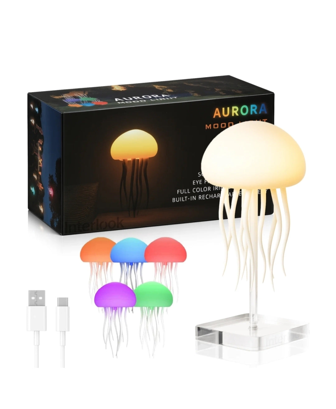 Dekoracyjna Lampka LED z Efektem meduzy